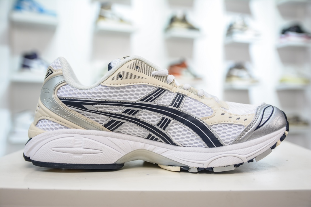 ASICS GEL-KAYANO 14 亚瑟士K14系列户外复古潮流百搭织物合成革缓震休闲跑步鞋 1202A019-401