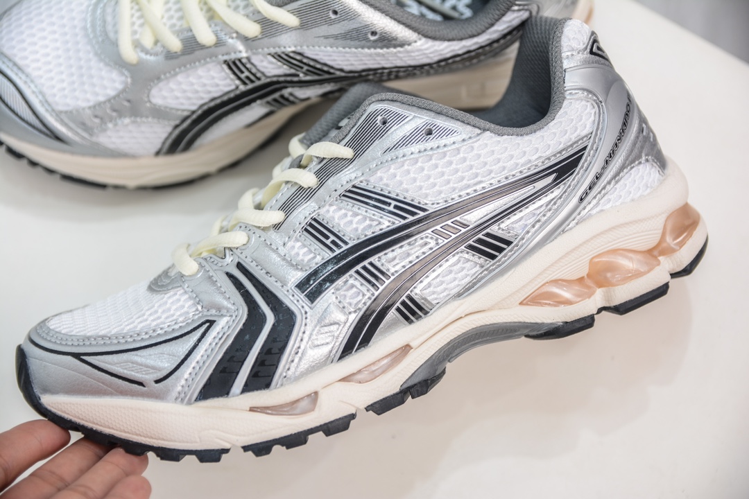 ASICS GEL-KAYANO 14 亚瑟士K14系列户外复古潮流百搭织物合成革缓震休闲跑步鞋