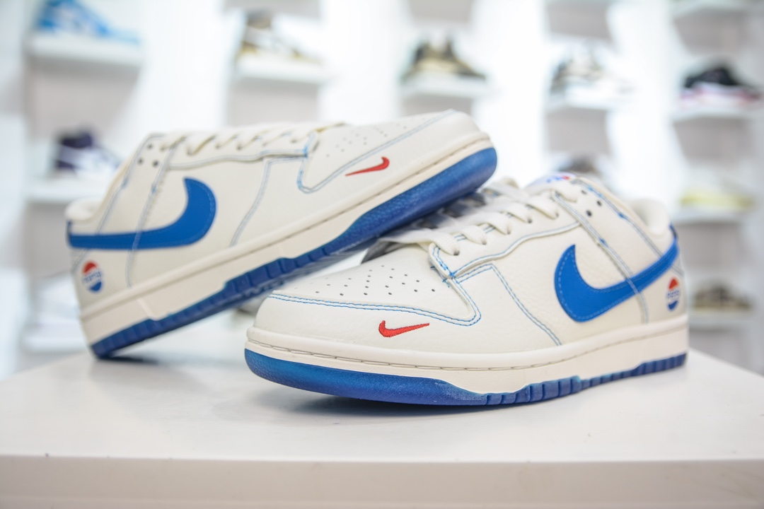 Nike SB Dunk Low X PEPSI 百事可乐 白蓝 XB3802-350