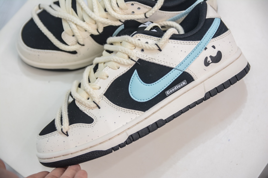 YC纯原 NK Dunk Low 蓝莓小熊猫 白蓝 DD1391-100