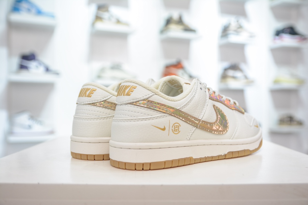 Nike SB Dunk Low x CLOT 白黄琉璃金勾 JH8310-948