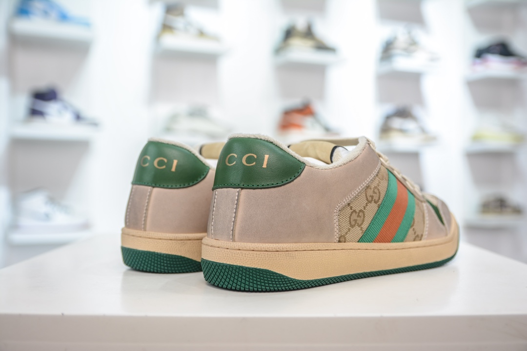 Gucci Distressed Screener sneaker 古驰经典型原复古