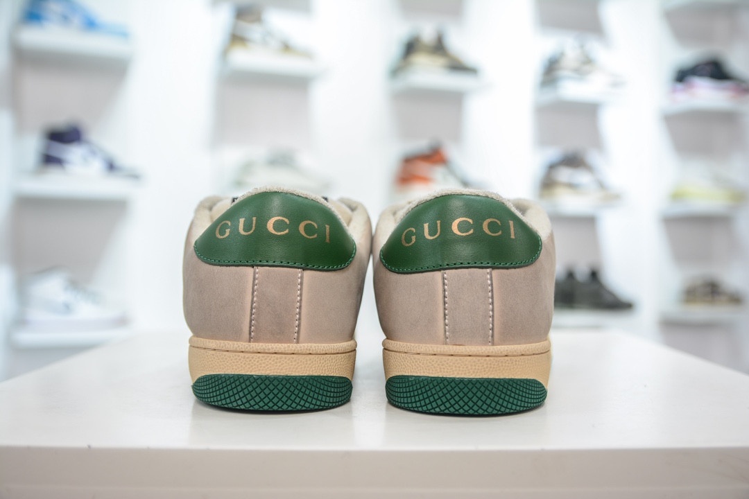 Gucci Distressed Screener sneaker 古驰经典型原复古