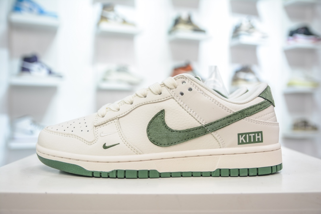 Nike SB Dunk Low KITH联名-白绿双小钩 DQ1098-386