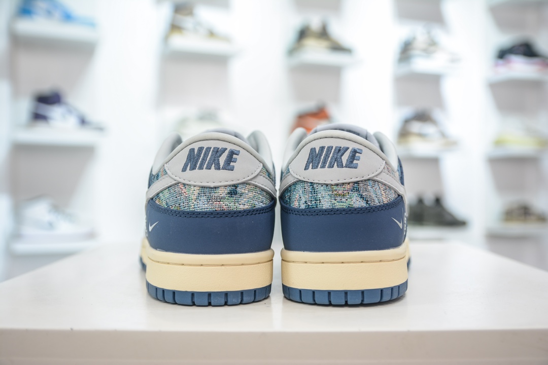 Nike SB Dunk Low x CLOT 灰蓝针织 JH8310-950