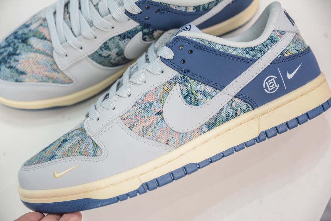 Nike SB Dunk Low x CLOT 灰蓝针织 JH8310-950