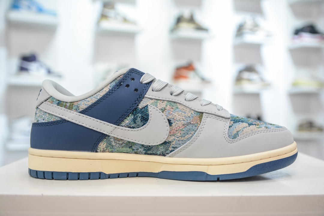 Nike SB Dunk Low x CLOT 灰蓝针织 JH8310-950