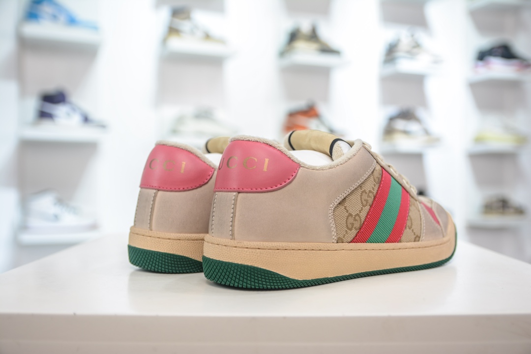 Gucci Distressed Screener sneaker 古驰经典型原复古