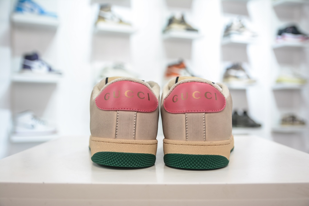 Gucci Distressed Screener sneaker 古驰经典型原复古