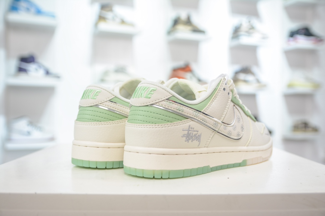 Stussy x Nike Dunk Low 斯图西联名 米白苹果绿 XY1688-006