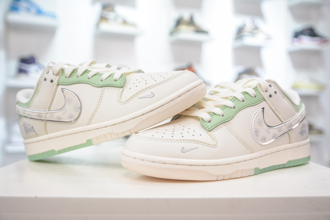 Stussy x Nike Dunk Low 斯图西联名 米白苹果绿 XY1688-006