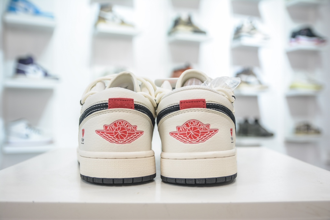 Air Jordan AJ1 Low X Comme des Garcons 川久米白黑绑带 SJ9950-014