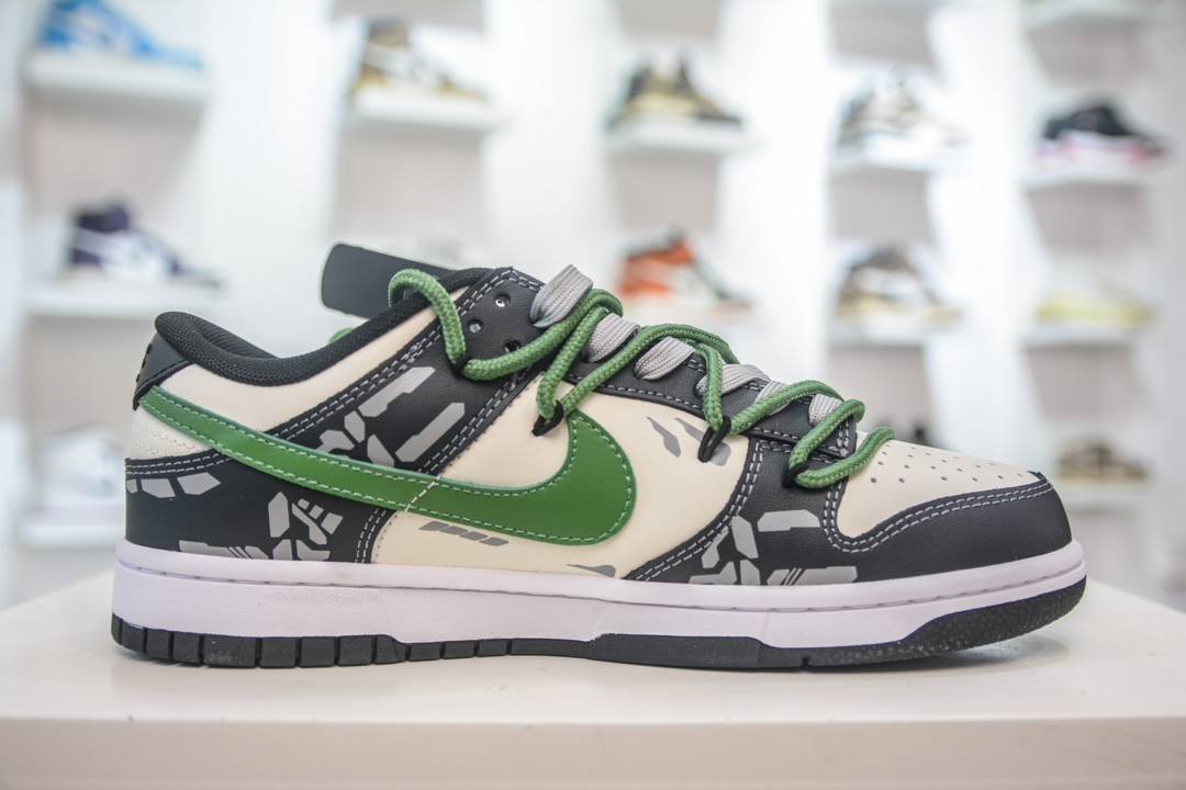 Nike Dunk Low 机械 灰米绿此款灵感来源于机械 DD1391-100