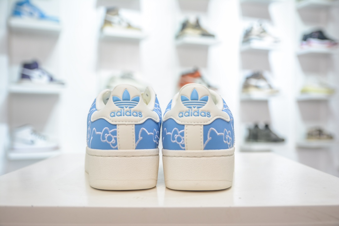 Hello Kitty/凯蒂猫x adidas originals SUPERSTAR XLG 厚底贝壳头 IG4477