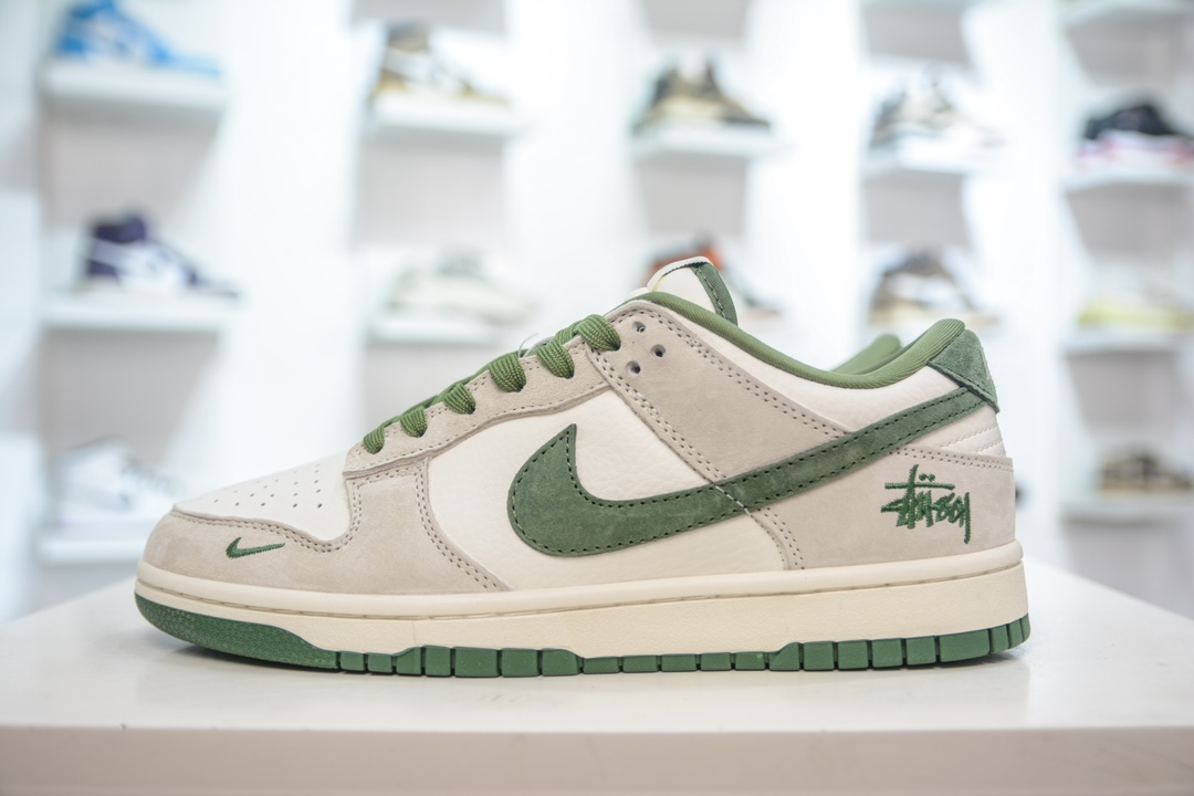 NIKE SB Dunk Low 斯图西联名灰绿 DQ1098-340