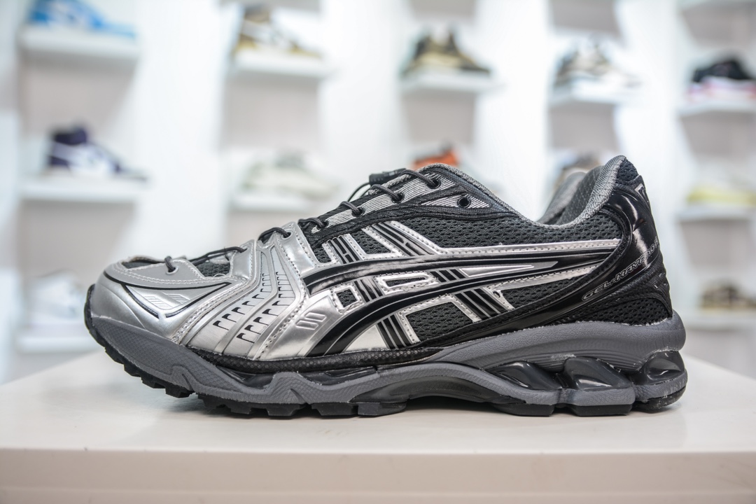 ASICS GEL-KAYANO 14 亚瑟士K14系列户外复古潮流百搭织物合成革缓震休闲跑步鞋 1201A922-020