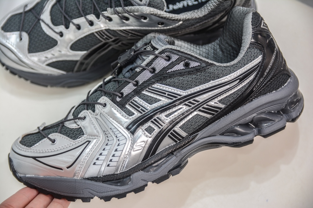 ASICS GEL-KAYANO 14 亚瑟士K14系列户外复古潮流百搭织物合成革缓震休闲跑步鞋 1201A922-020