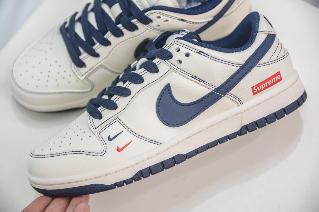 Nike SB Dunk Low Supreme联名-米深蓝双勾 XX2025-315