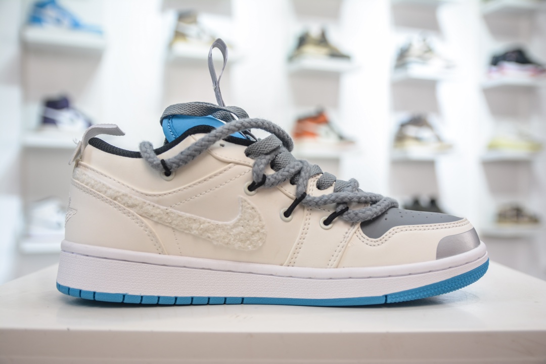 Air Jordan AJ1 Low 低帮绑带定制配色 553558-014