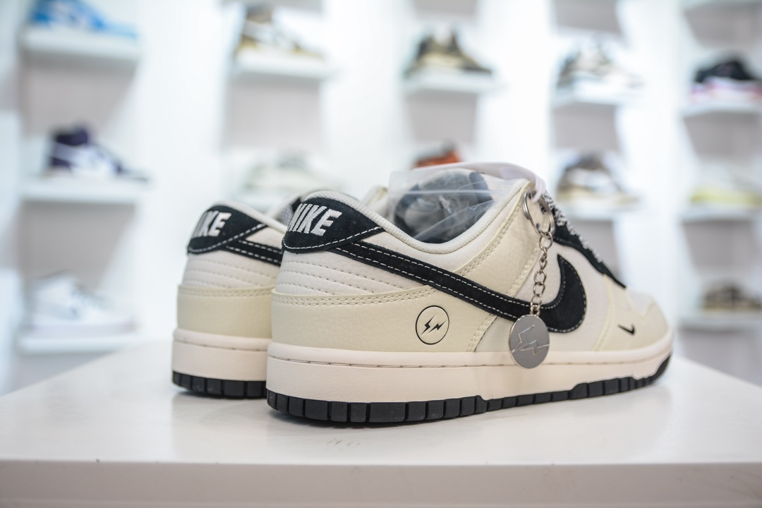 Nike Dunk Low 闪电联名-米白黑双小勾满天星 XX1688-007