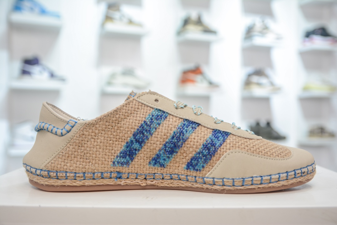 纯原 CLOT x Adidas Gazelle”Halo Ivory”羚羊内训系列低帮复古薄底德训风百搭休闲运动板鞋 IH3641