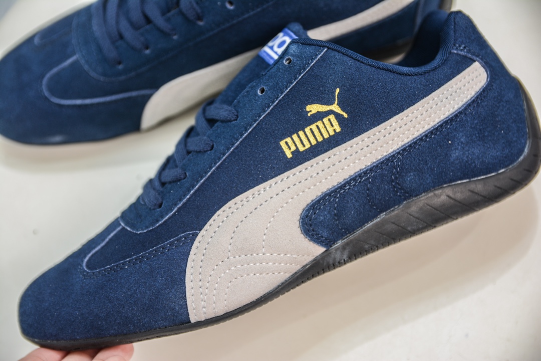 Puma Speedcet OG 蓝白金 彪马低帮复古运动休闲赛车跑鞋 307171-06