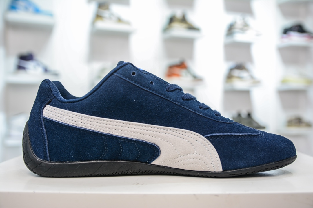 Puma Speedcet OG 蓝白金 彪马低帮复古运动休闲赛车跑鞋 307171-06