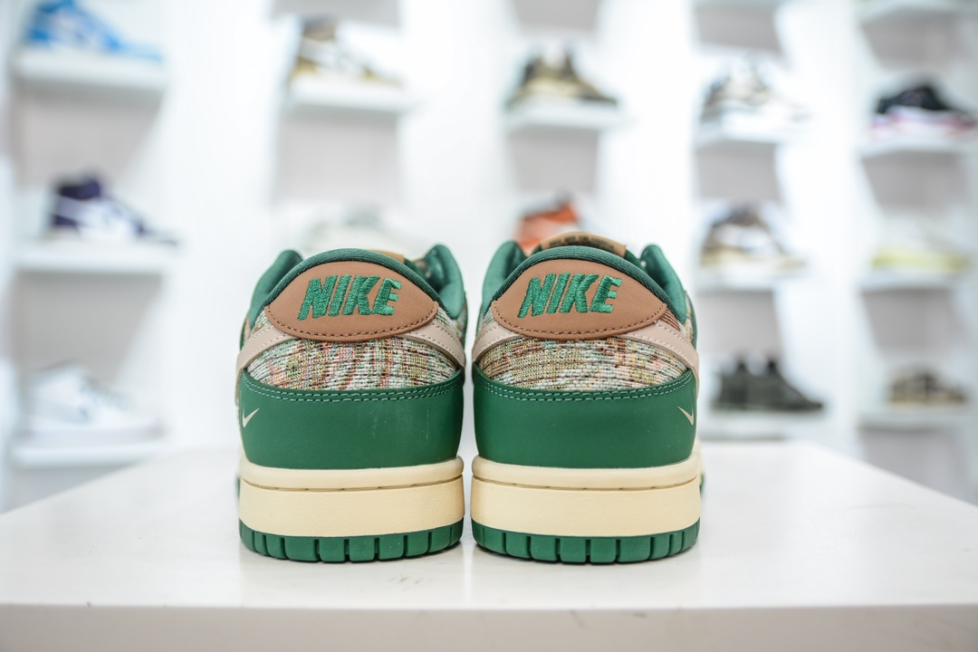 Nike SB Dunk Low x CLOT 米棕绿针 XB3802-355