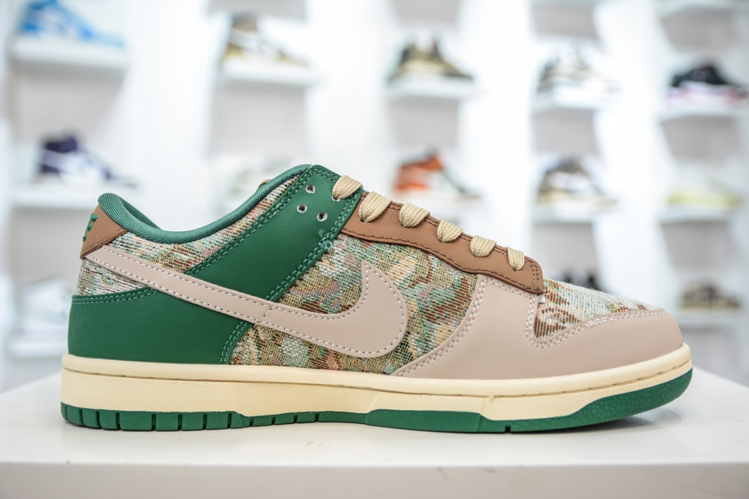 Nike SB Dunk Low x CLOT 米棕绿针 XB3802-355