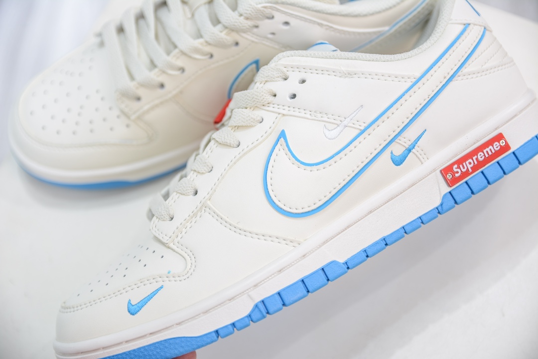 Supreme x Nike Dunk Low 联名白蓝三小钩 DJ2024-012