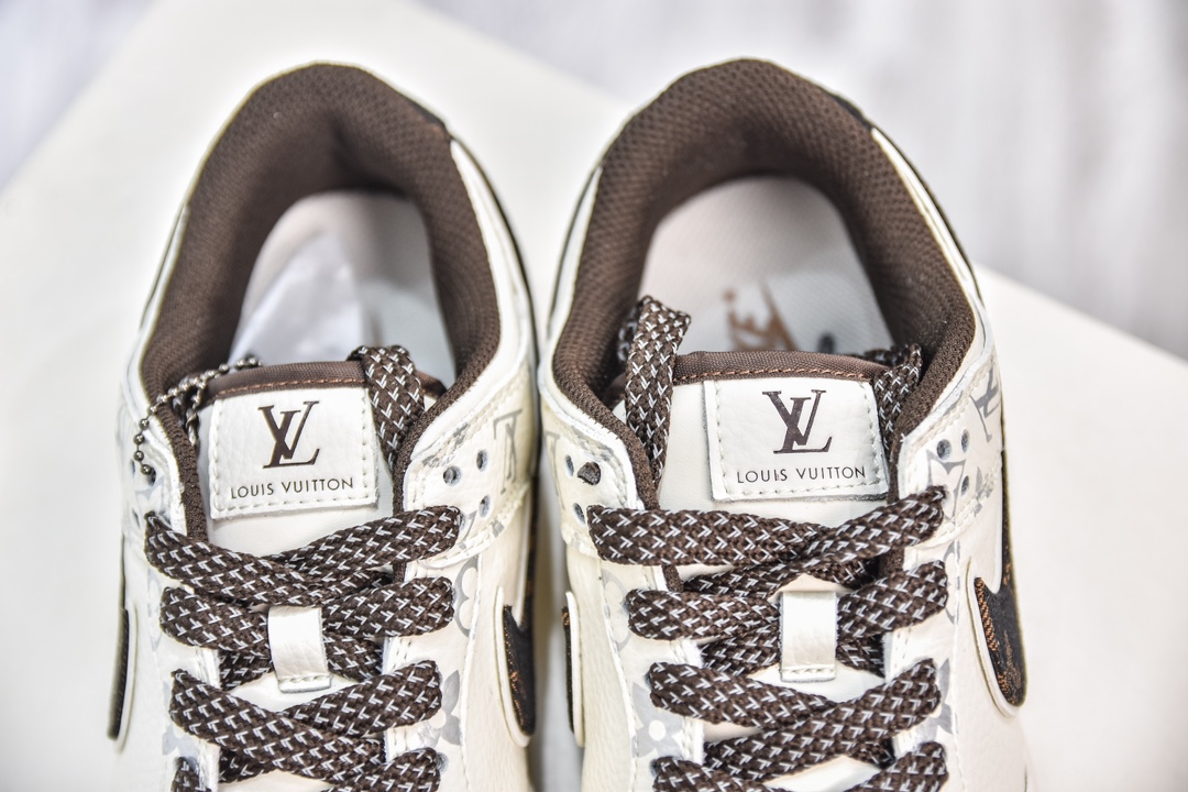 NK SB Dunk Low X Louis Vuitton LV联名米黑牛仔 DQ1098-341