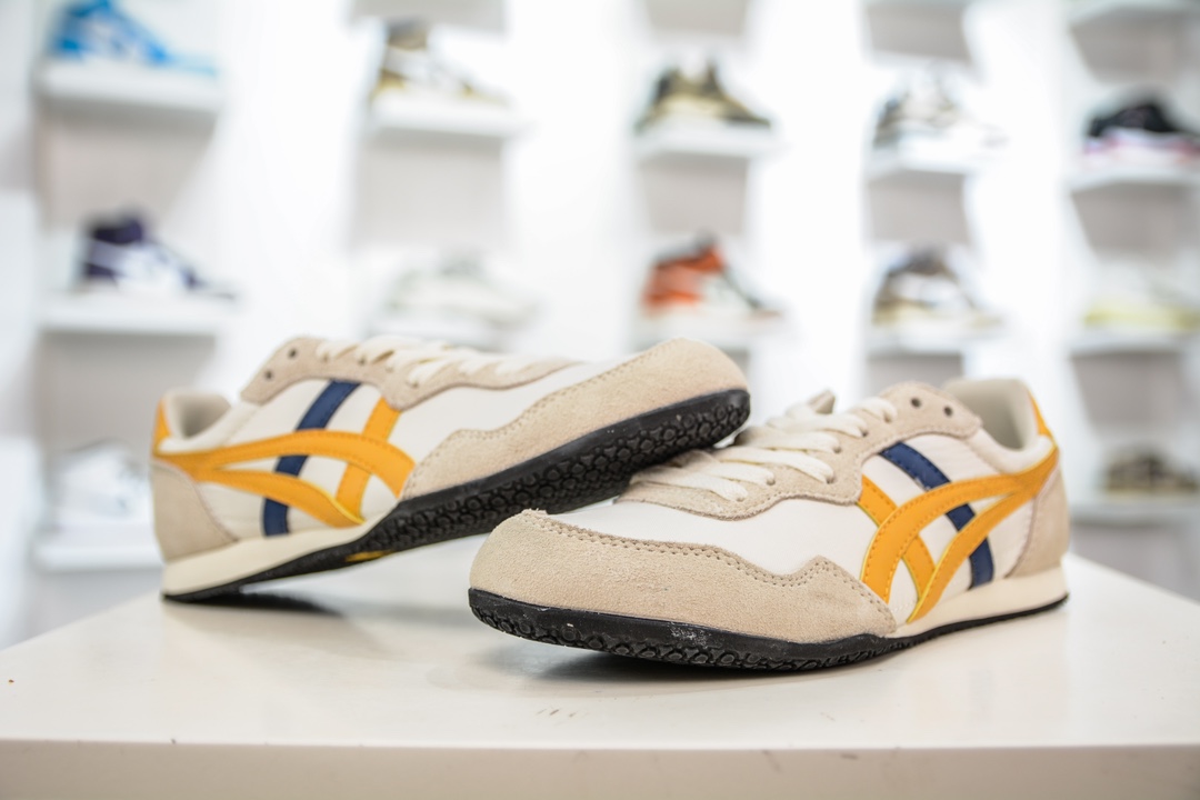 Onitsuka 鬼冢虎 Serrano系列 潮流舒适轻便生活休闲鞋 1183B400-101