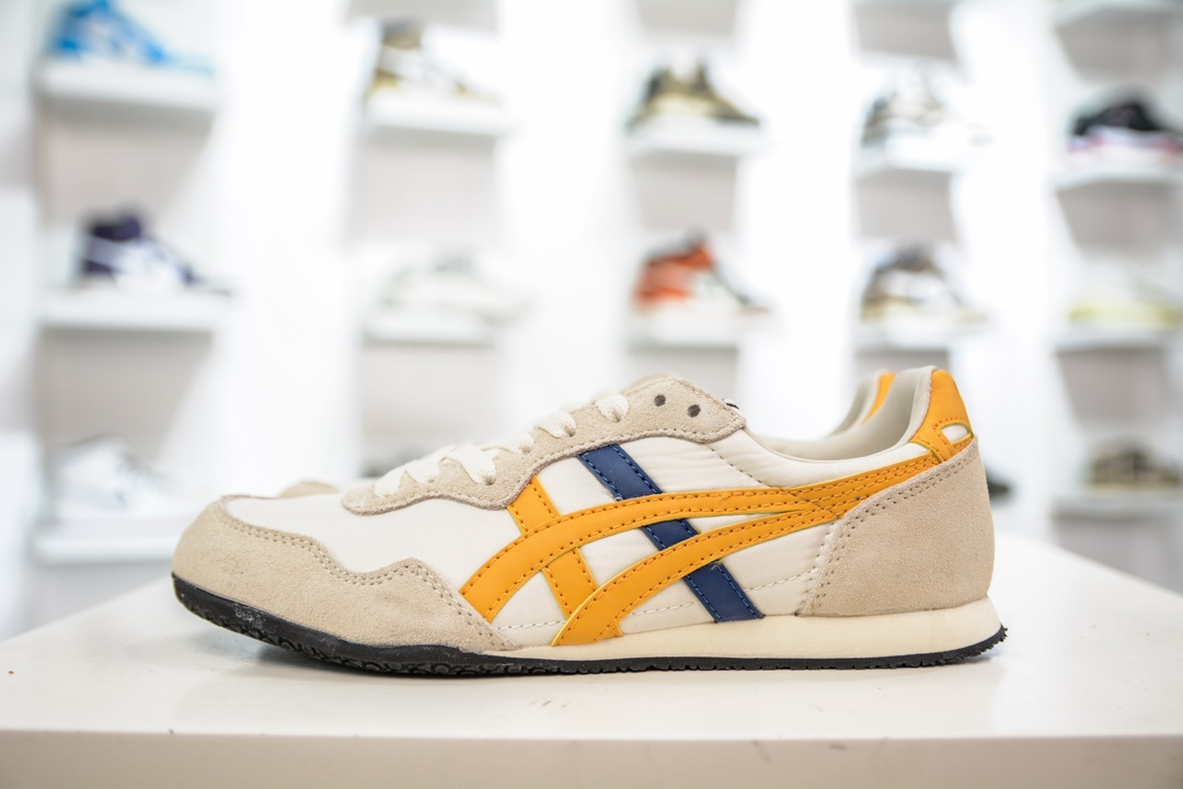 Onitsuka 鬼冢虎 Serrano系列 潮流舒适轻便生活休闲鞋 1183B400-101