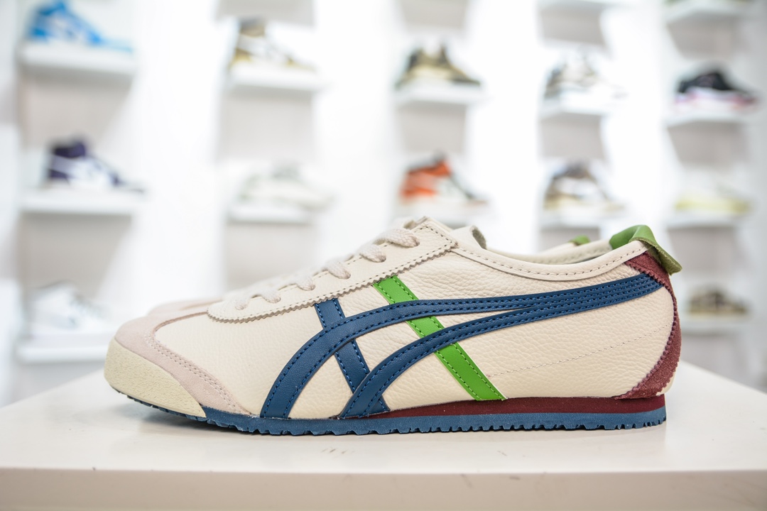 MOK版 纯原 Asics Onitsuka Tiger MEXICO 66 亚瑟士鬼冢虎复古经典板鞋 1183A201-115