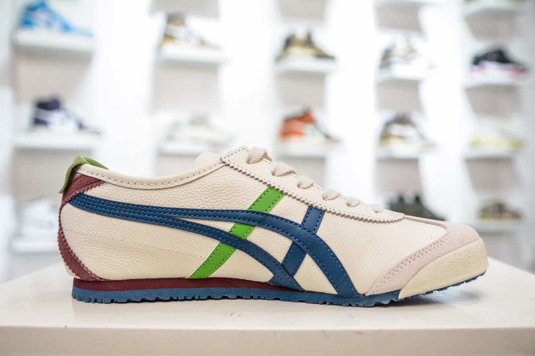 MOK版 纯原 Asics Onitsuka Tiger MEXICO 66 亚瑟士鬼冢虎复古经典板鞋 1183A201-115