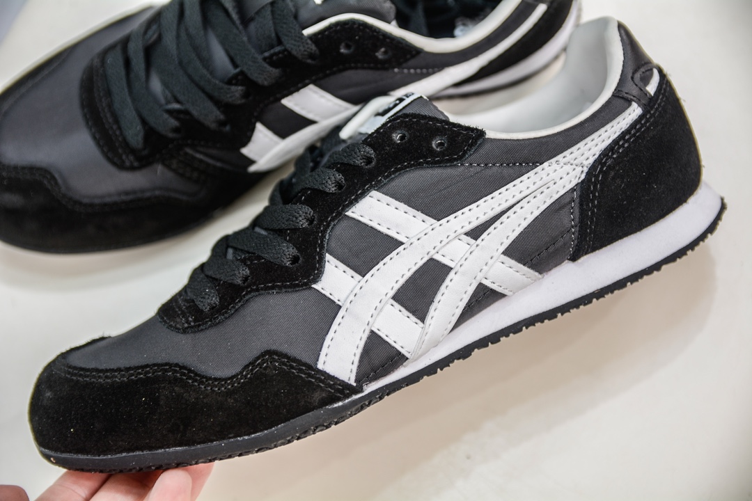 Onitsuka 鬼冢虎 Serrano系列 潮流舒适轻便生活休闲鞋  1183B400-001