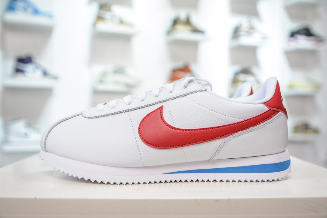 NK Classic Cortez Leather 阿甘复古初代皮革慢跑鞋  FZ1347-100