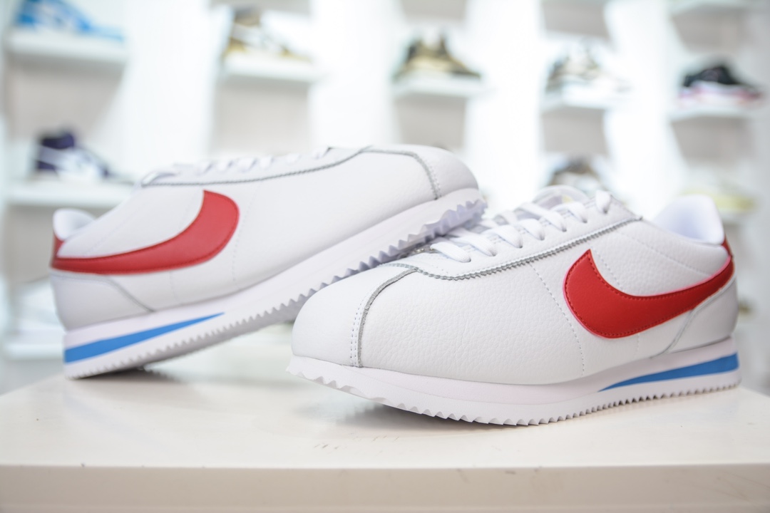 NK Classic Cortez Leather 阿甘复古初代皮革慢跑鞋  FZ1347-100