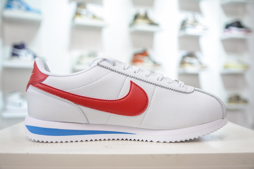 NK Classic Cortez Leather 阿甘复古初代皮革慢跑鞋  FZ1347-100