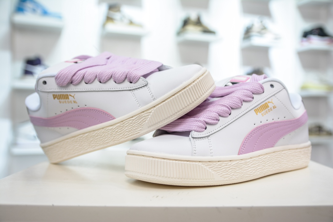 PUMA Suede XL 厚鞋舌轻便防滑低帮板鞋  397255-05