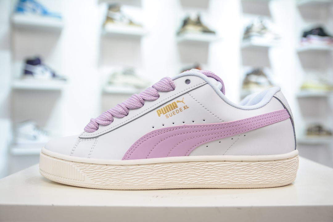 PUMA Suede XL 厚鞋舌轻便防滑低帮板鞋  397255-05