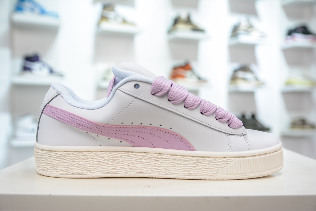 PUMA Suede XL 厚鞋舌轻便防滑低帮板鞋  397255-05