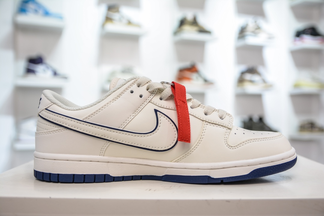 Supreme x Nike Dunk Low 联名白蓝三小钩   DJ2024-013