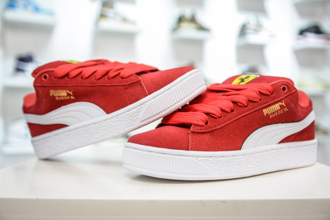 PUMA Suede XL 厚鞋舌轻便防滑低帮板鞋  308220-02