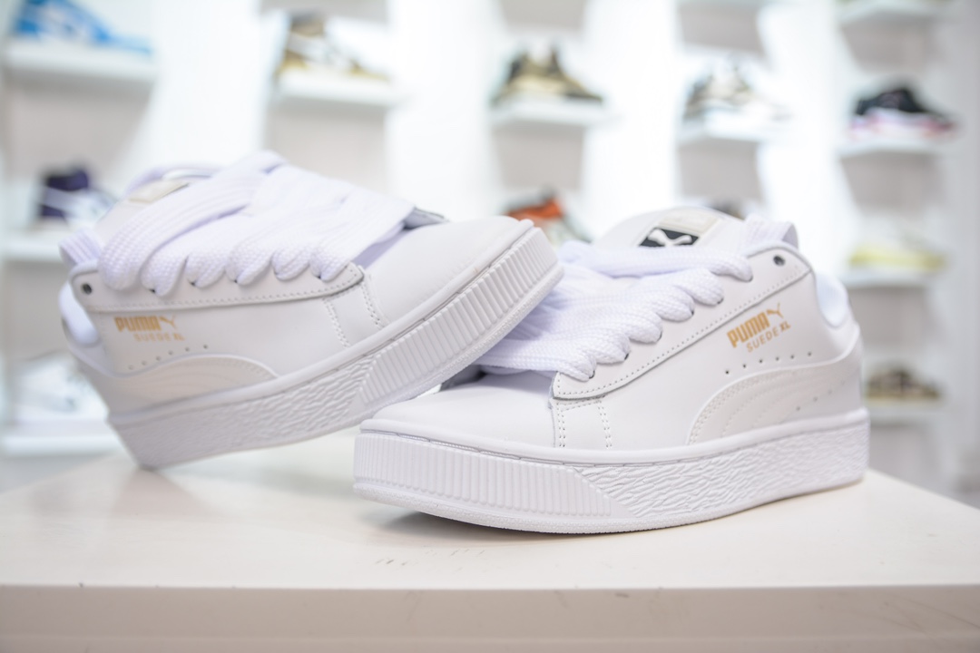 PUMA Suede XL 厚鞋舌轻便防滑低帮板鞋  397255-01