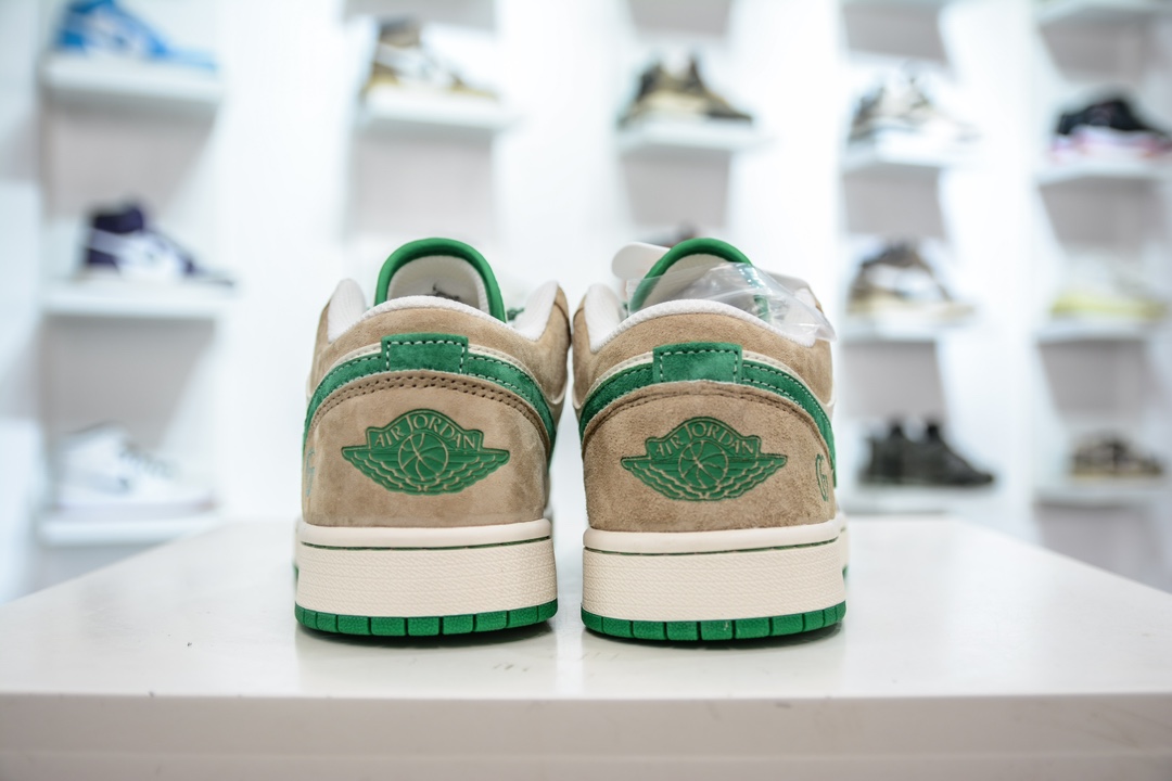 Air Jordan AJ1 Low x GUCCI 白棕绿   WG8850-014