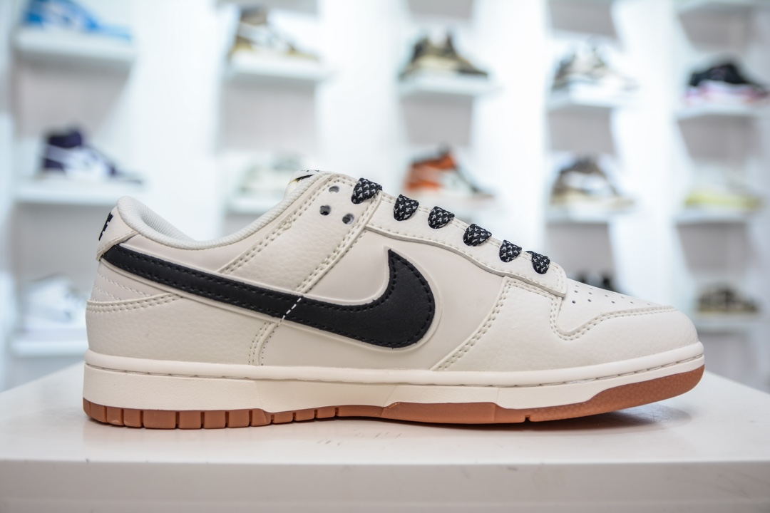 Stussy x Nike Dunk Low 斯图西联名 米白黑勾   DQ1098-385