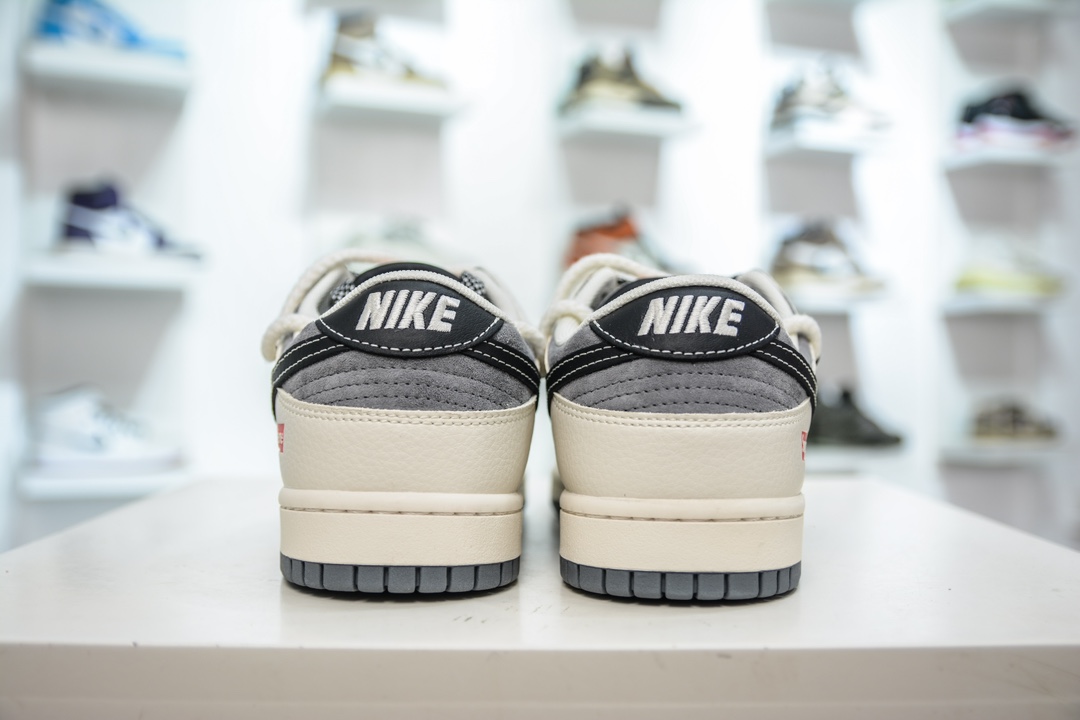 Nike SB Dunk Low Supreme联名 绑带米灰黑勾   SJ2068-287