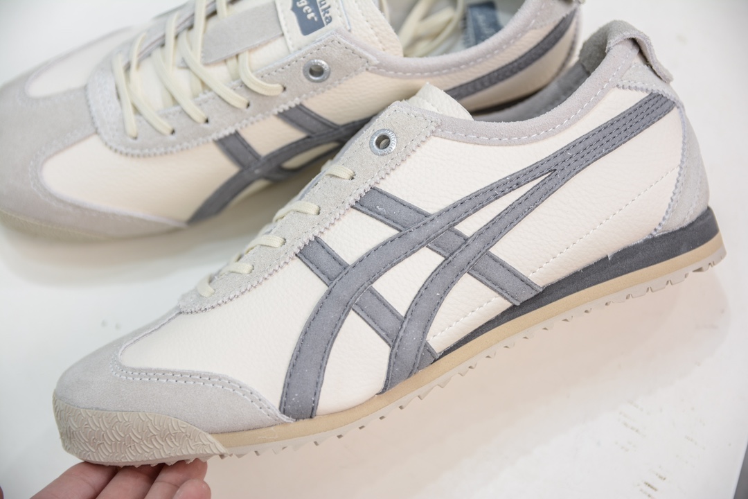 Onitsuka Tiger Mexico 66 SD 鬼冢虎 虎爪百搭休闲皮革慢跑鞋  1183C015-200