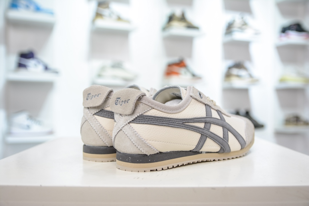 Onitsuka Tiger Mexico 66 SD 鬼冢虎 虎爪百搭休闲皮革慢跑鞋  1183C015-200